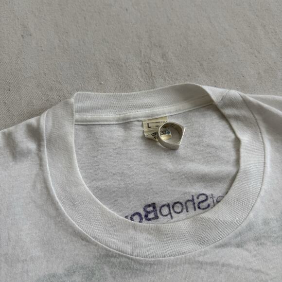 Vintage 90s Pet Shop Boys Performance PSB Synth Pop 1991 Tour T-Shirt Large - Picture 4 of 8